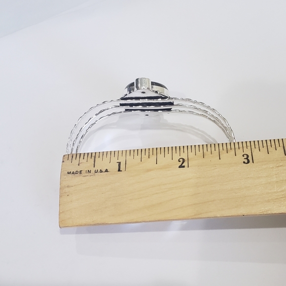 Labradorite, Blue Topaz gemstone,  925 silver bracelet - Picture 5 of 12